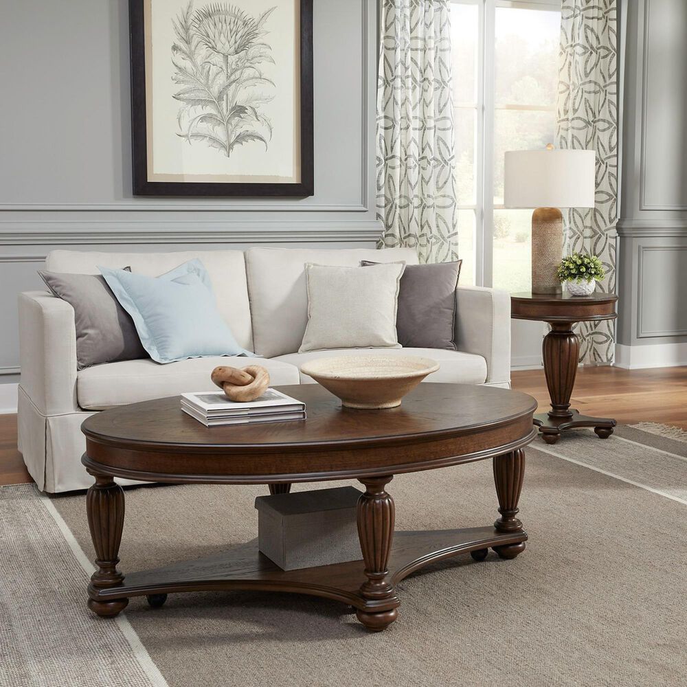 Belle Furnishings Allington Cocktail Table in Satin Sienna, , large