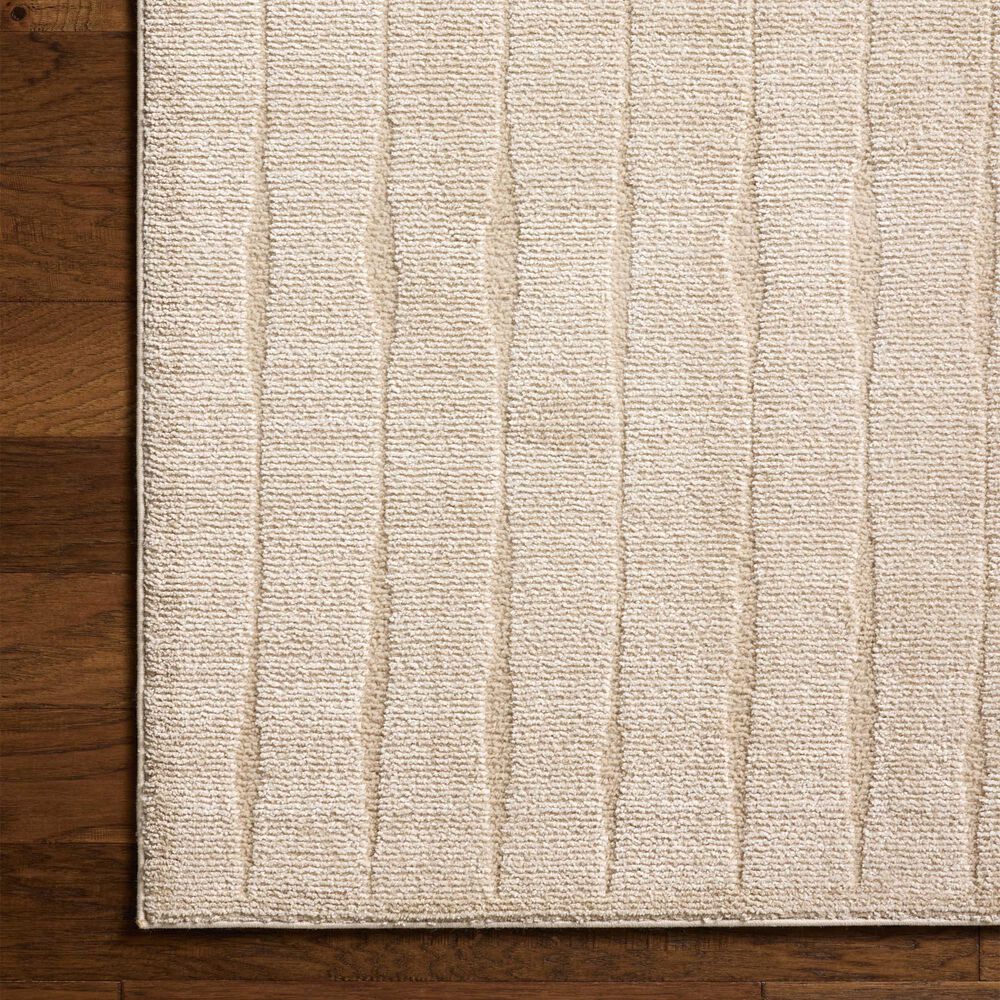 Chris Loves Julia x Loloi Calvin Ivory and Oatmeal 2'3" x 3'10" Area Rug, , large