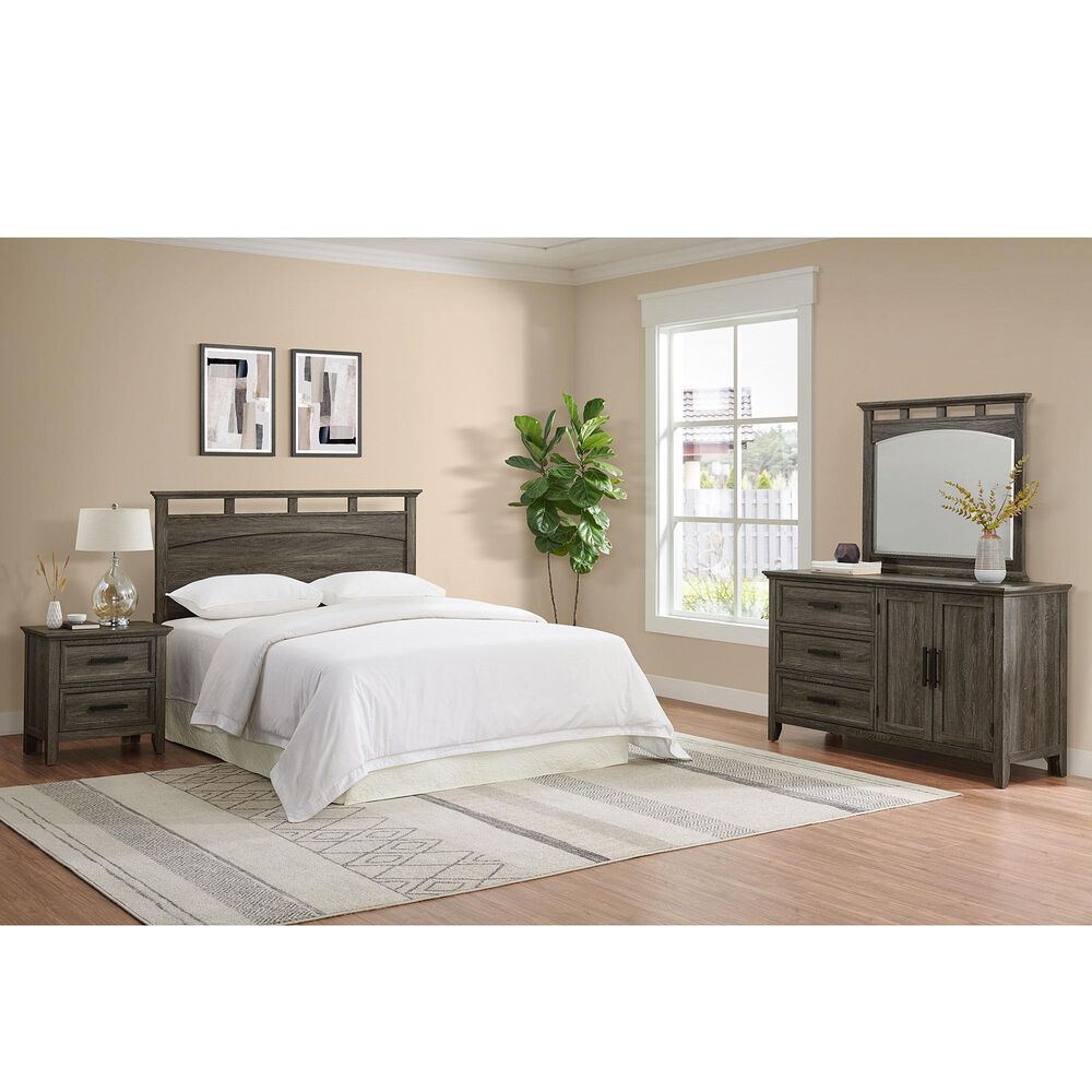 Mayberry Hill Matias 4-Piece Queen with Full Bedroom Set in Mocha Grey, , large
