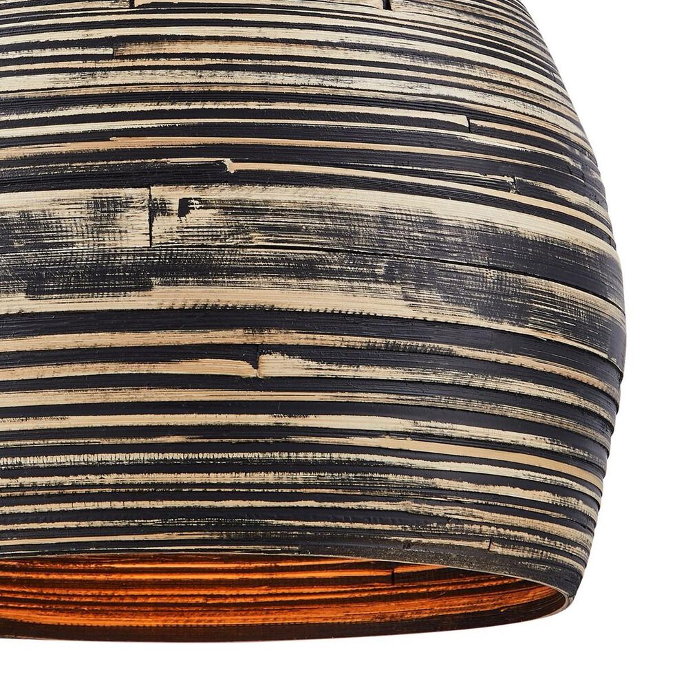 Savoy House Jamsen 1-Light Pendant in Black, , large