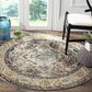 Safavieh Monaco MNC243G-3R 3" x 3"  Grey/Light Blue Round Rug, , large