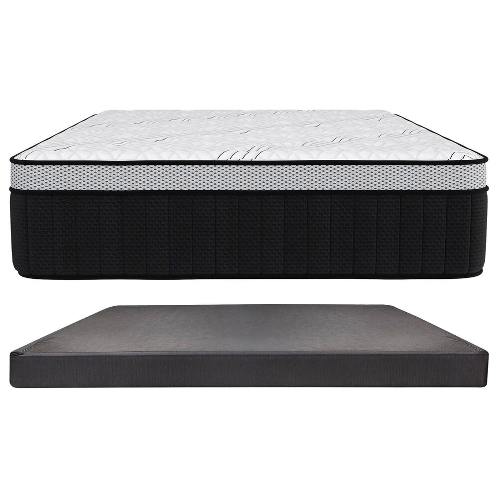 Grand Estate 300 Plush Queen Mattress with Low Profile Box Spring, , large
