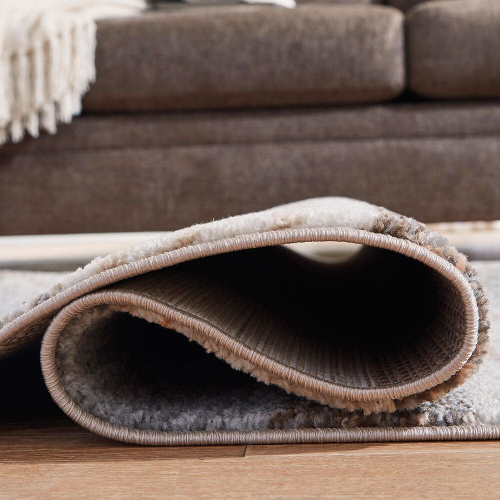 Ashley Sethburn 5&#39; x 7&#39; Cream, Brown and Gray Area Rug, , large