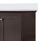 Lexora Home Dukes 30" Single Bathroom Vanity in Espresso with 2 cm White Cultured Marble Top and Rectangular Sink, , large