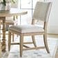 Lexington Home Brands Montecito Colburn Side Chair with Seabridge Cushion in Light Chestnut and Ivory, , large