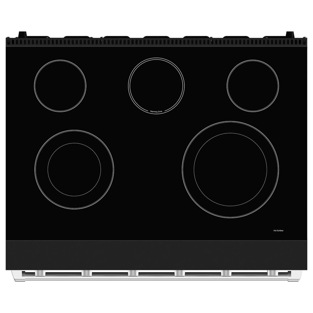 Thor Kitchen Gordon Ramsay 6 Cu. Ft. Professional Freestanding Electric Range with Stainless Steel Handle Kit in Black, , large