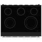 Thor Kitchen Gordon Ramsay 6 Cu. Ft. Professional Freestanding Electric Range with Stainless Steel Handle Kit in Black, , large