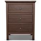 Archbold Furniture Heritage King Raised Panel Bed with Two Nightstands in Brown Mahogany, , large
