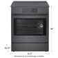 Bosch 800 Series 30" Slide-in Electric Induction Range in Black Stainless Steel, , large