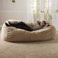 Jaxx 7" Bean Bag Sofa in Beige, , large
