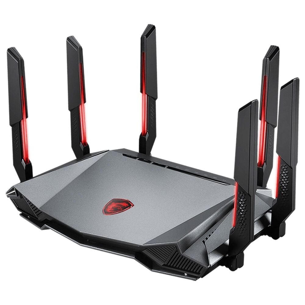 MSI RadiX AXE6600 Wi-Fi 6E Tri-Band Gaming Router in Black, , large