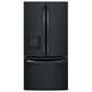 GE Appliances 25.5 Cu. Ft. French Door Refrigerator in Black Slate, , large