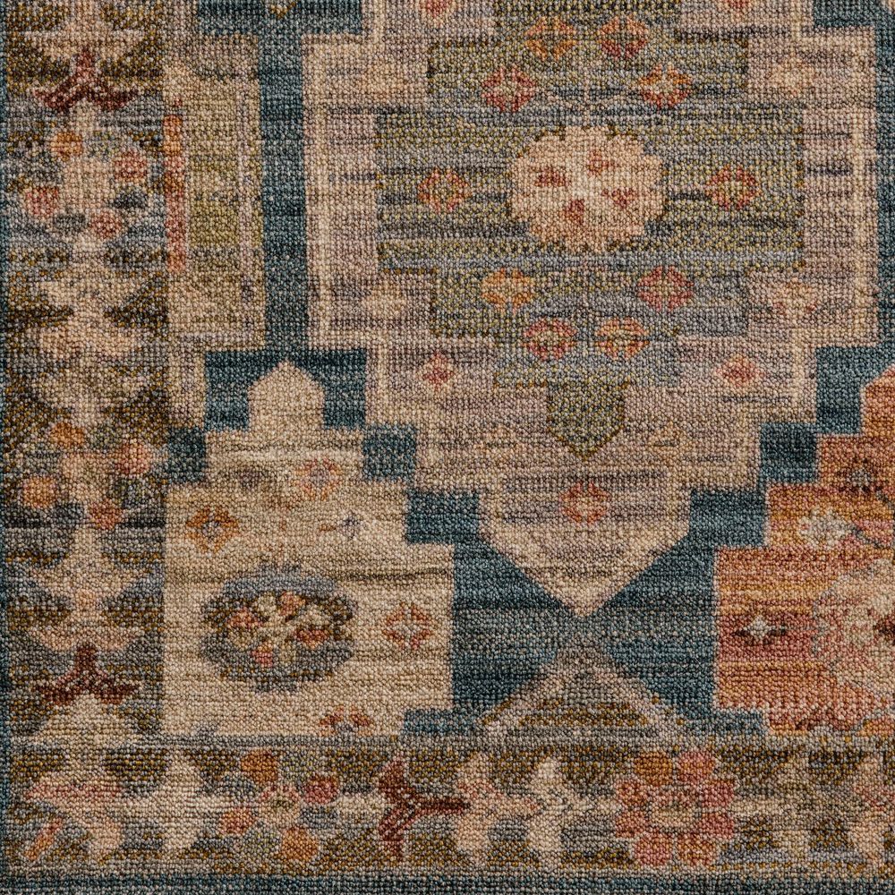 Loloi Reign Blue and Multicolor 4' x 6' Area Rug, , large