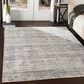 Surya Presidential PDT-2308 Dusty Sage, Gray, Charcoal, Ivory, Wheat, Ice Blue, Blue, Light Olive, Saffron and Orange 8"10" x 12"10" Area Rug, , large