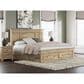 Ashley Makidern 2-Piece King Storage Bedroom Set with Four Drawers in Natural Brown, , large
