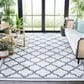 Safavieh Bermuda 9" x 12" Ivory and Charcoal Indoor/Outdoor Area Performance Rug, , large