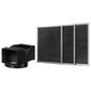 Samsung Range Hood Recirculation Kit in Black, , large