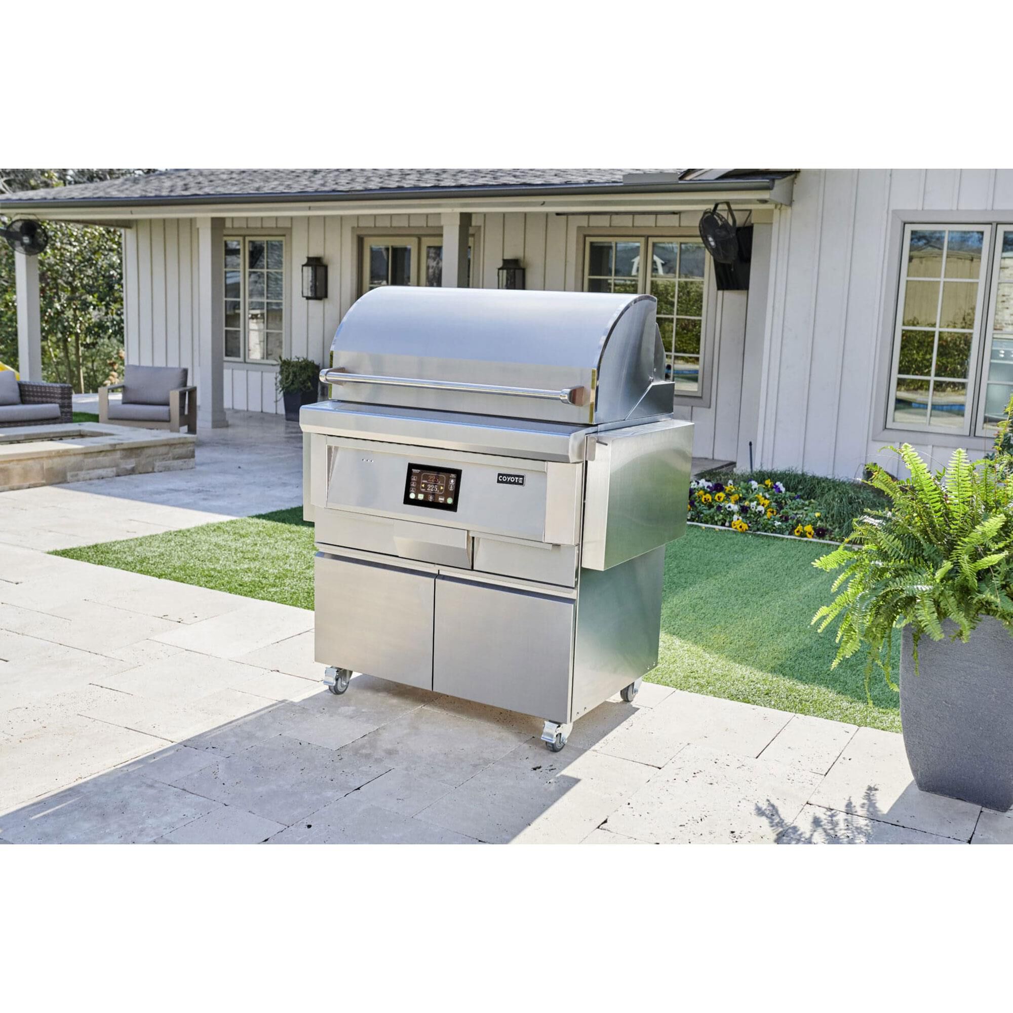 Coyote pellet cheap grill