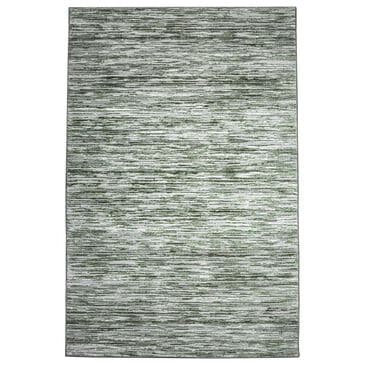 Radici USA Davide Striped 5"3" x 7"3" Green Area Rug, , large