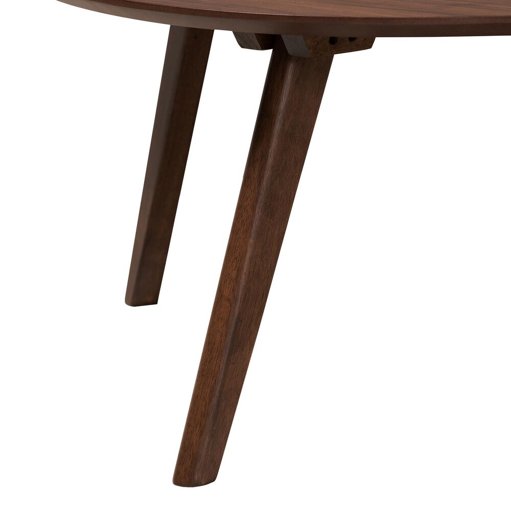 Baxton Studio Scarlette Coffee Table in Walnut Brown, , large