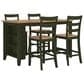 Ashley Gesthaven 5-Piece Counter Dining Set in Natural and Green , , large