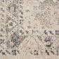 Nourison Fusion 2"2" x 7"6" Cream and Grey Runner, , large