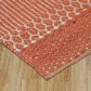 L&R Resources Earth 7"9" x 9"9" Coral and White Area Rug, , large