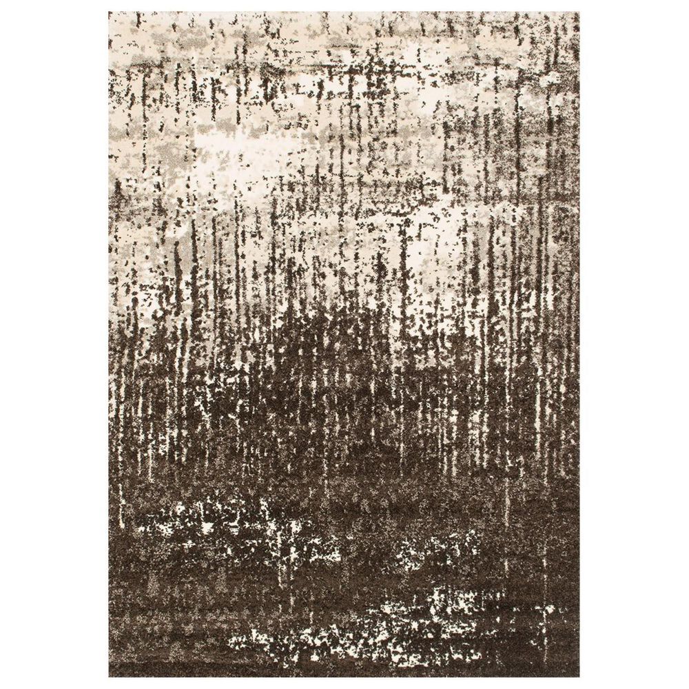 Loloi Viera VR-02 5"3" x 7" 7" Ivory and Brown Area Rug, , large