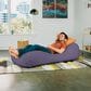 Jaxx Arlo Chaise Lounge Bean Bag Chair in Plum, , large