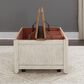 Belle Furnishings Farmhouse Reimagined Storage Trunk in White, , large