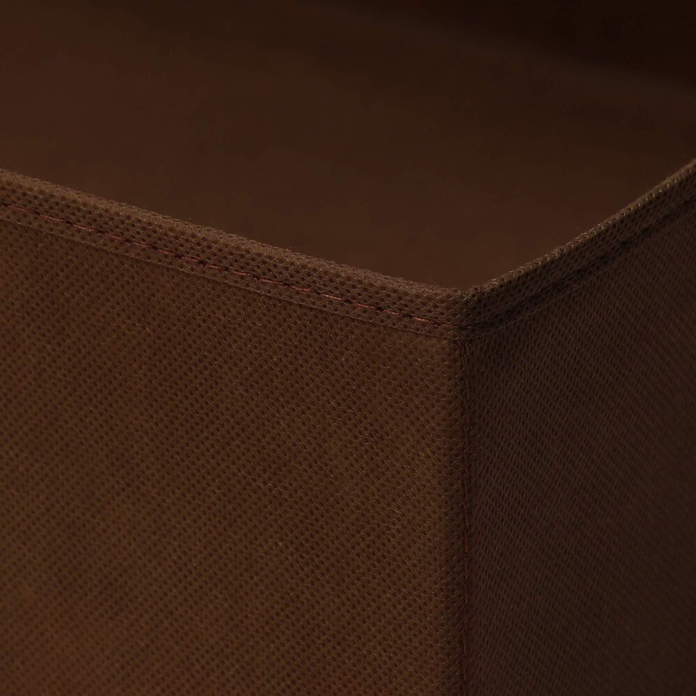 HOMLUX 6-Cube Bookshelf Bookcase with Storage Bins in Espresso, , large