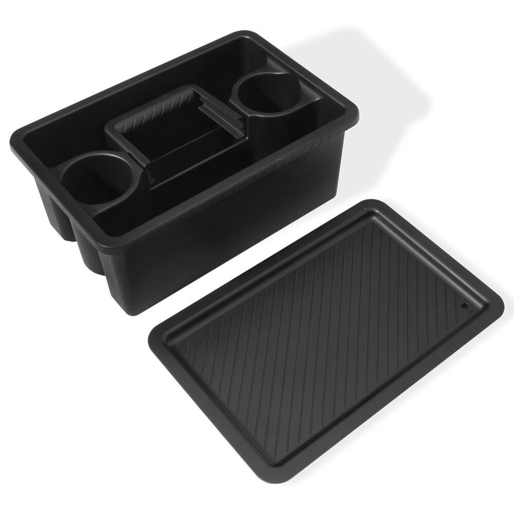 Weber Weber Works Caddy with Tray Lid in Black, , large