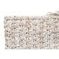 Creative Coop Braided Bankuan Stair Basket with Handles in Whitewash, , large