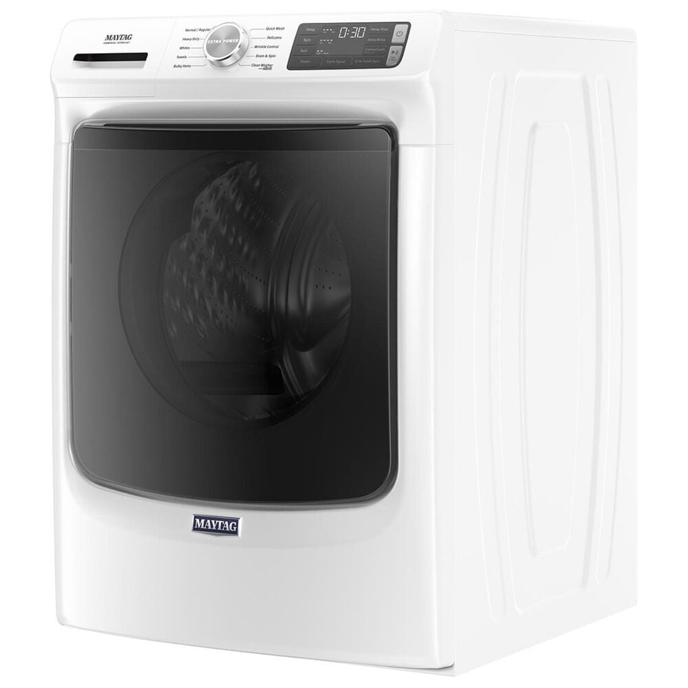 Maytag 4.5 Cu. Ft Front Load Washer with Steam in White, , large