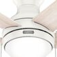 Hunter Aren Low Profile 44" Ceiling Fan with LED Lights in Fresh White, , large