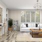 Maple and Jade Farmhouse Room Divider Screen in Distressed White, , large