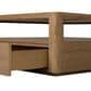 Four Hands Shiloh Coffee Table in Sandy Oak and Clear, , large
