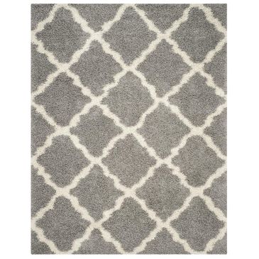 Safavieh Dallas Shag SGD257G-10 10" x 14" Grey/Ivory Area Rug, , large
