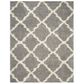 Safavieh Dallas Shag SGD257G-10 10" x 14" Grey/Ivory Area Rug, , large