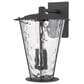 Troy Lighting Jantzen 22" 2-Light Outdoor Wall Sconce in Texture Black, , large