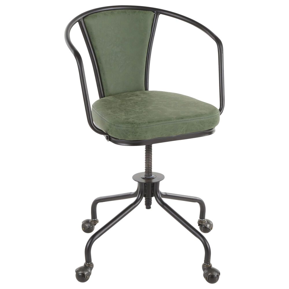 Lumisource Oregon Task Chair in Green/Black, , large
