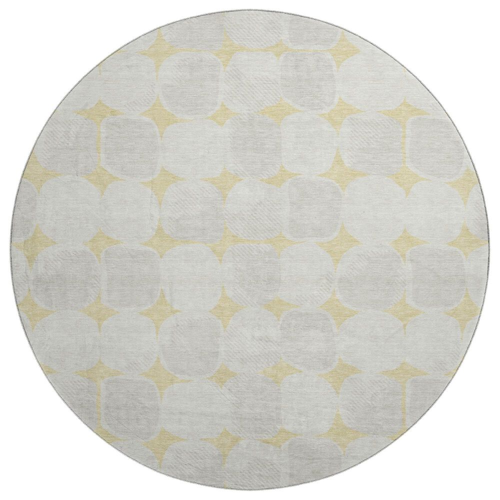 Dalyn Rug Company The Reserve TR16 Wheat 8" Round Indoor/Outdoor Area Rug, , large