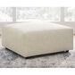 Ashley Edenfield Oversized Accent Ottoman in Linen, , large