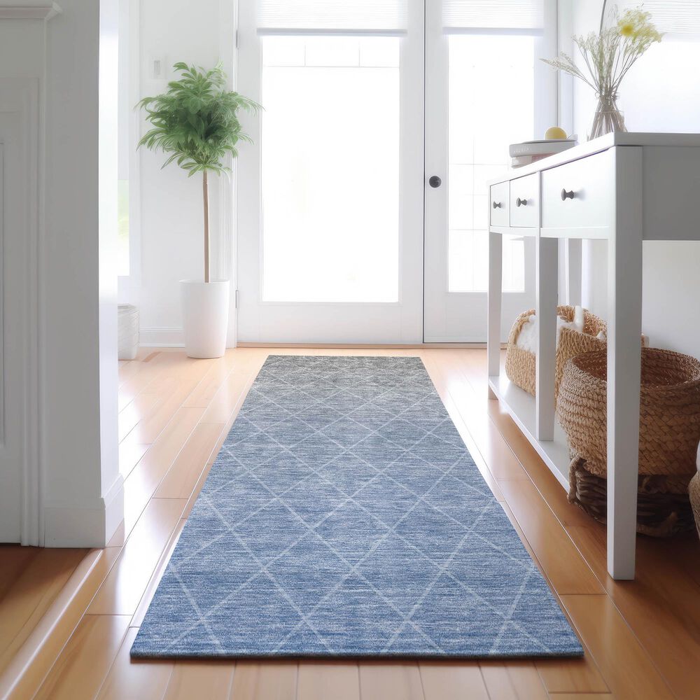 Dalyn Rug Company Lazio 2&#39;3&quot; x 7&#39;6&quot; Blue Runner, , large