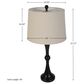 Timberlake 28" Table Lamp with USB Charging Ports and Touch Control in Black (Set of 2), , large