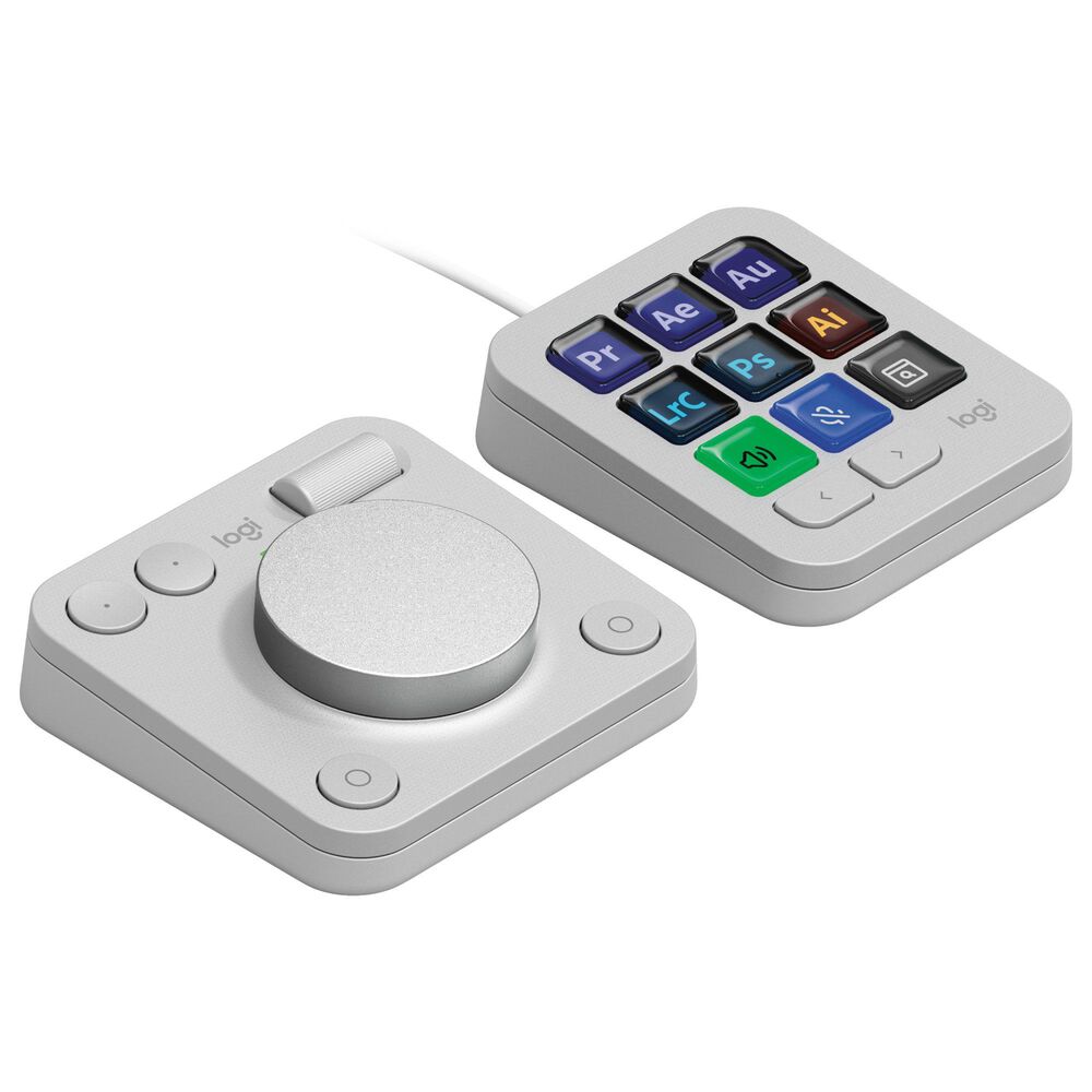 Logitech MX Creative Console in Pale Grey, , large