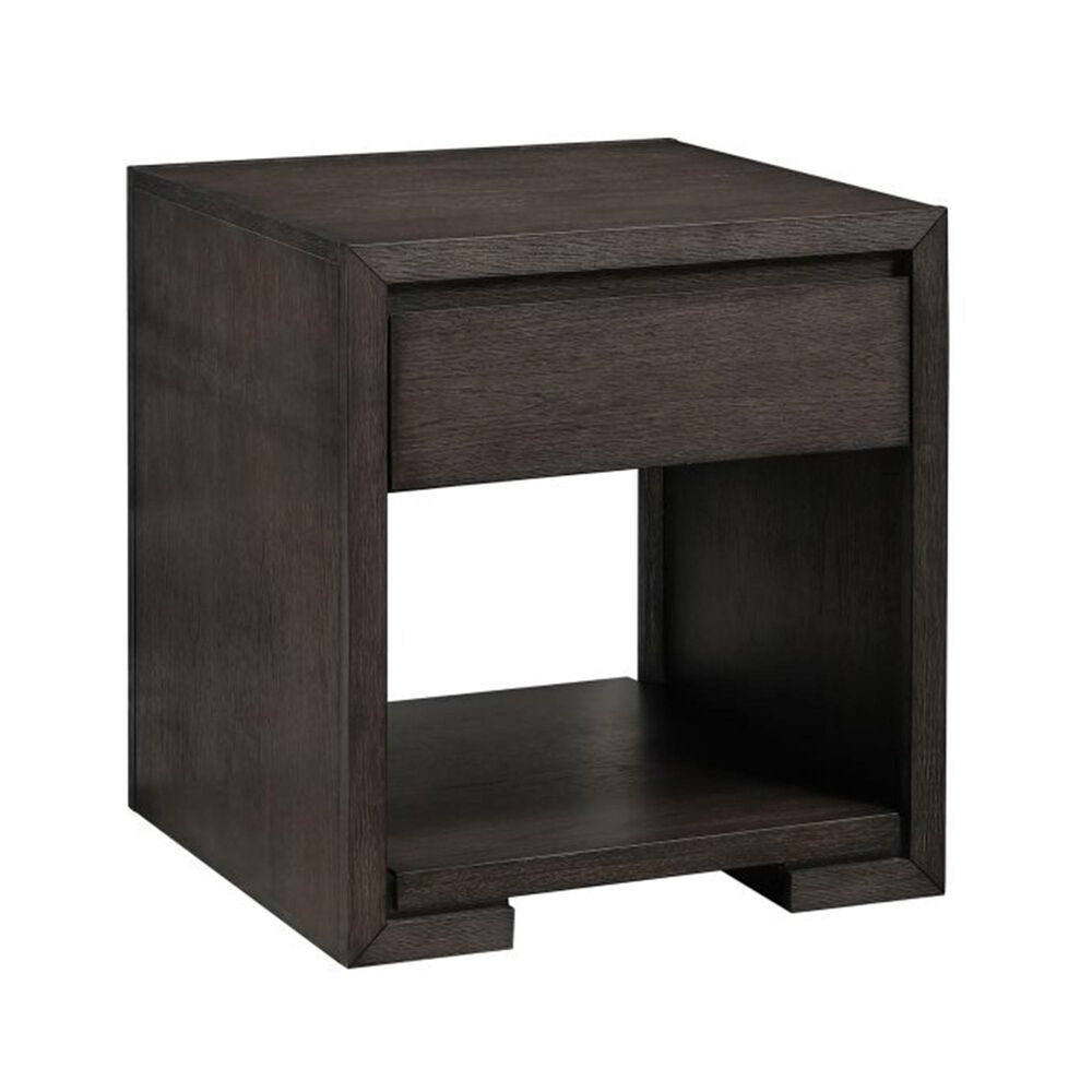 Steve Silver Evan End Table in Walnut Brown, , large