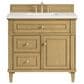 James Martin Vanities Lorelai 36" Single Vanity in Light Natural Oak with 3 cm Lime Delight Quartz Top, , large
