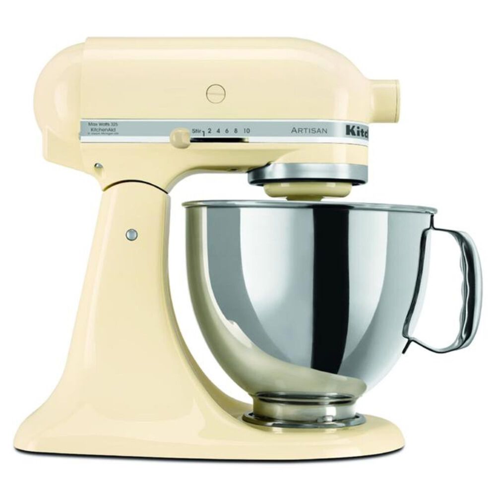 KitchenAid 5 Quart Artisan Stand Mixer in Almond Cream, , large