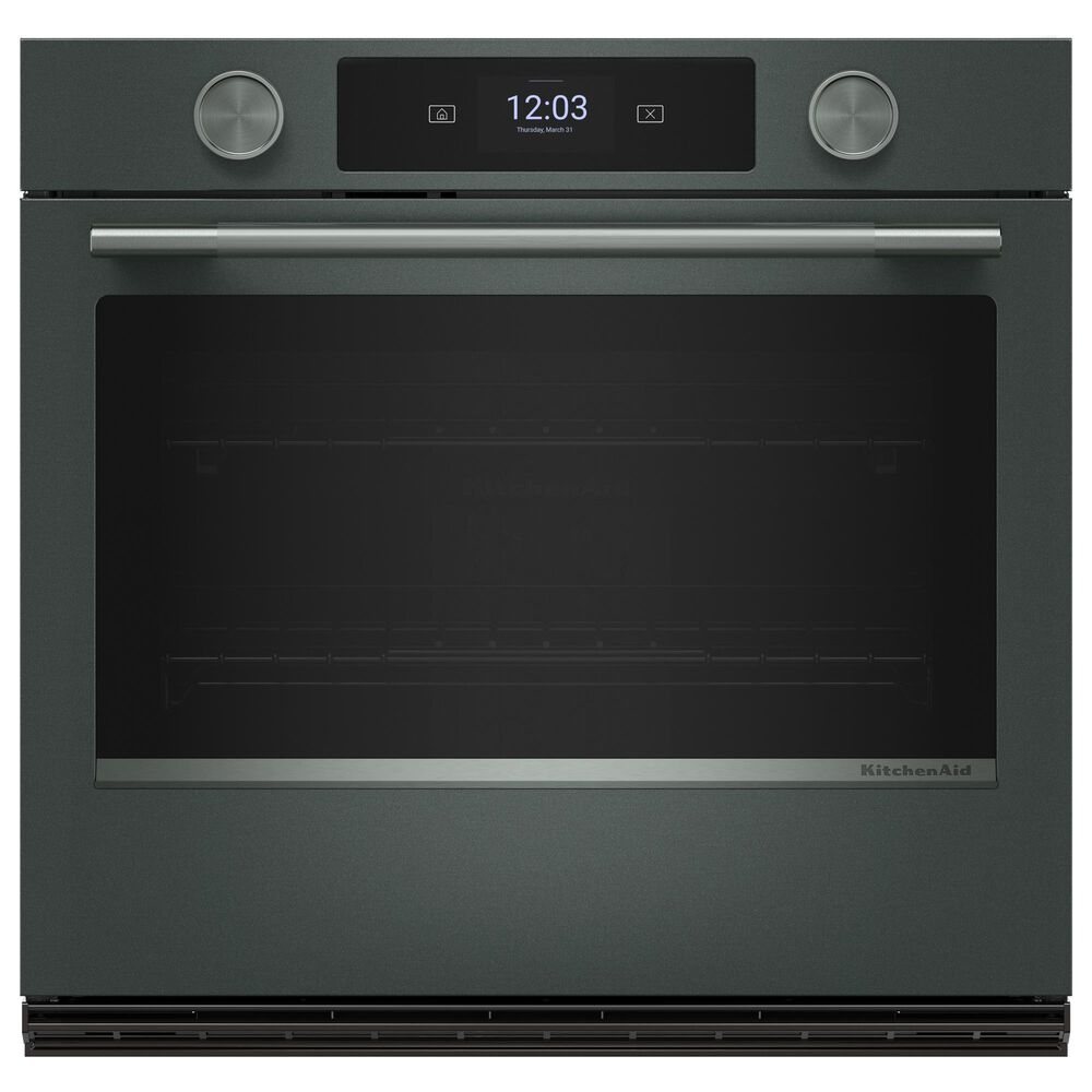 KitchenAid 2-Piece Kitchen Package with Juniper 30" Smart Single Wall Oven and Black 36" Induction Cooktop, , large